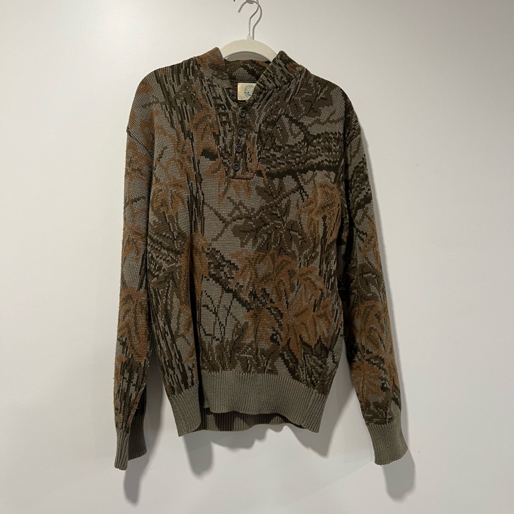 Vintage Real Tree Knit Sweater